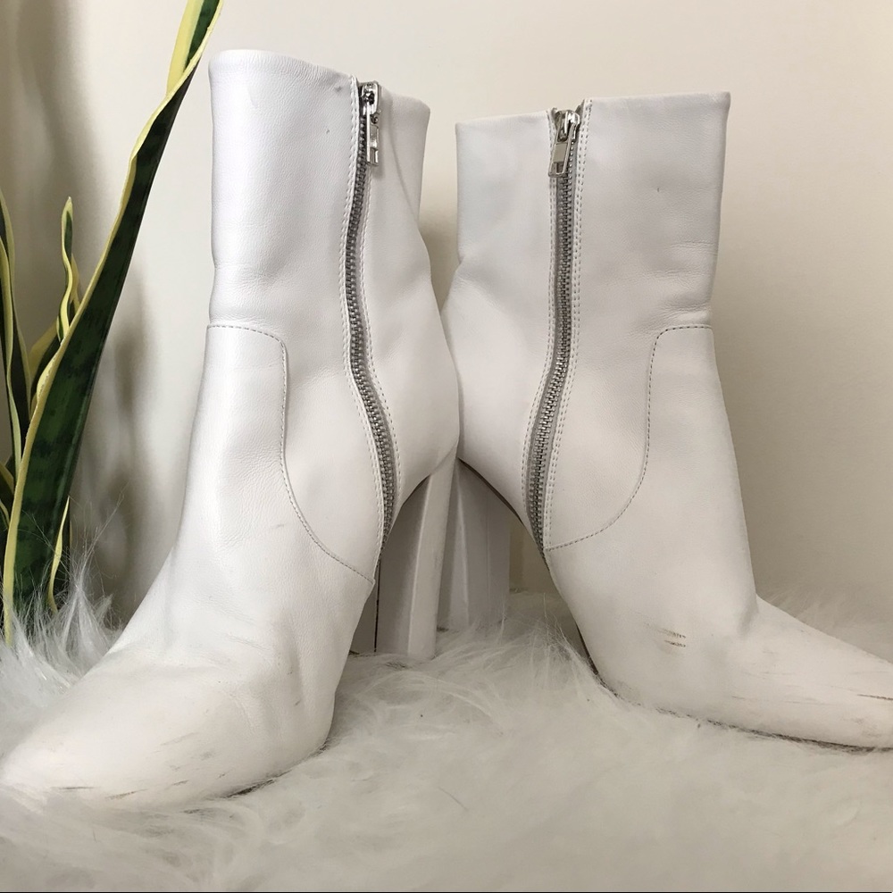 White Steve Madden Boots